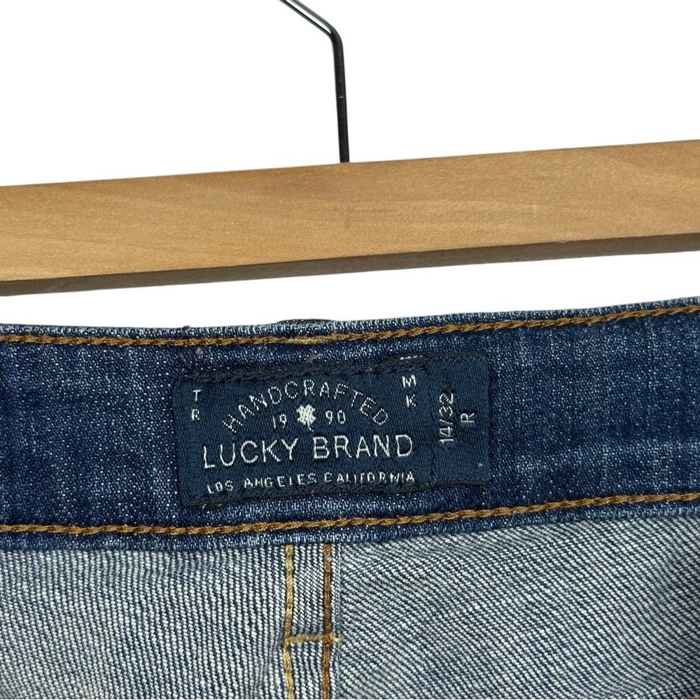 Lucky Brand Lolita Stretchy Mid Rise Medium Washed Denim Skinny Jeans 14/32 - Picture 10 of 14